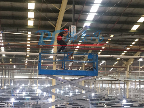 為什么高大型廠房更適合安裝大型工業(yè)吊扇？瑞泰風(fēng)環(huán)保空調(diào),冷風(fēng)機(jī)